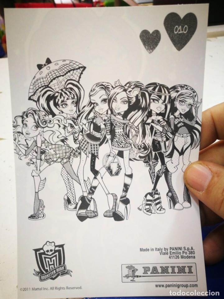 Coleccionismo cromos antiguos: MONSTER HIGH N 10 PANINI - Foto 2