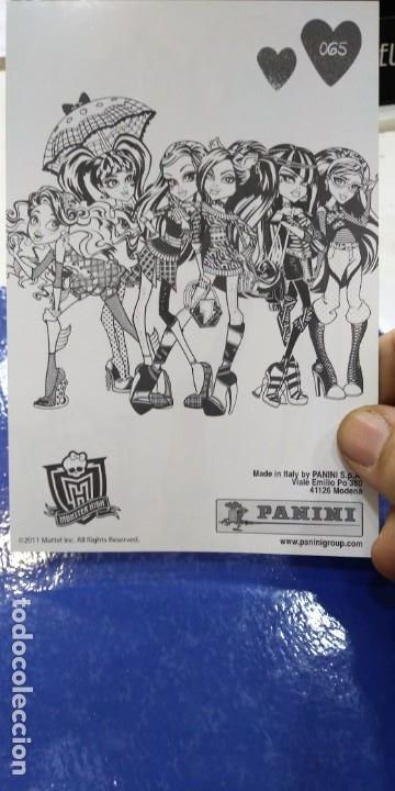 Coleccionismo cromos antiguos: Monster High N 65 Panini - Foto 2