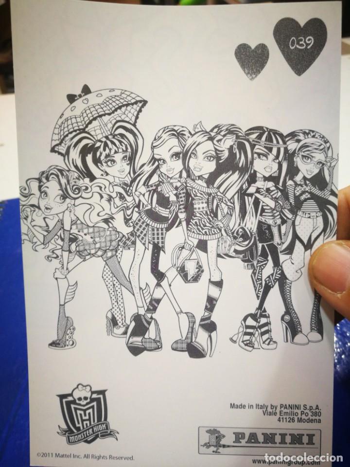 Coleccionismo cromos antiguos: Monster High N 39 PANINI - Foto 2