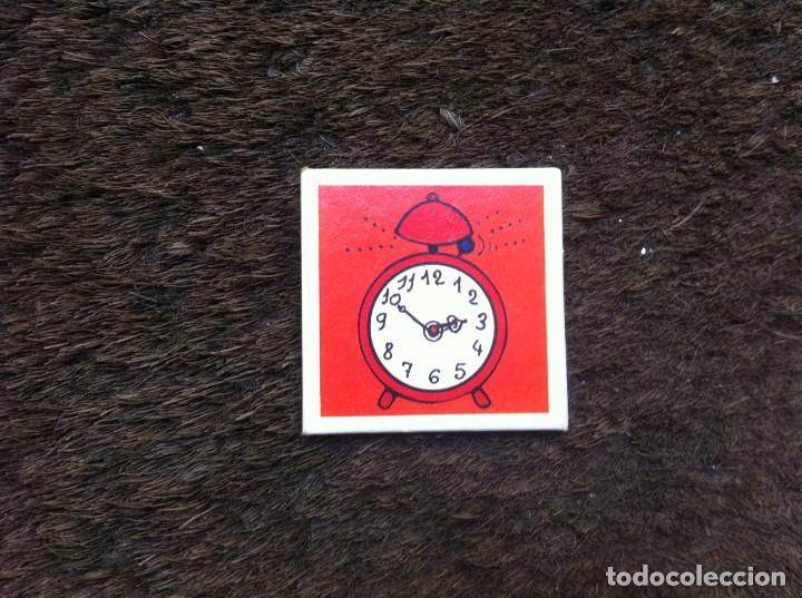 Collectionnisme Cartes &agrave; collectionner anciennes: CROMO - CARTA EN CART&Oacute;N GRUESO. MEDIDAS: 4,5 X 4,5CM. RELOJ