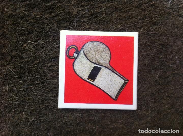Collectable Antique Stickers: CROMO - CARTA EN CART&Oacute;N GRUESO. MEDIDAS: 4,5 X 4,5CM. SILBATO