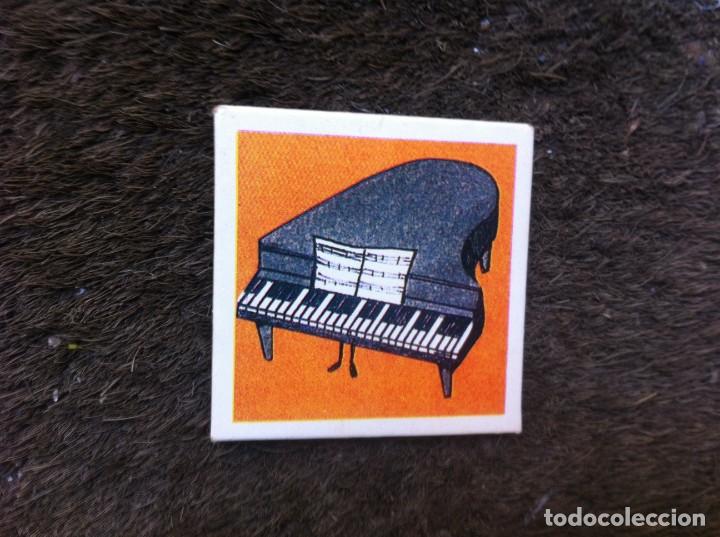 Collectionnisme Cartes &agrave; collectionner anciennes: CROMO - CARTA EN CART&Oacute;N GRUESO. MEDIDAS: 4,5 X 4,5CM. PIANO