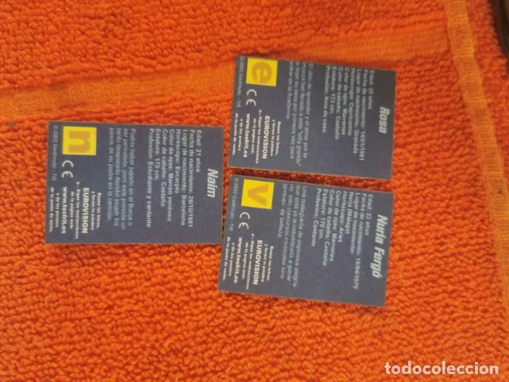 Coleccionismo cromos antiguos: Cromos operaci&oacute;n triunfo primera - Foto 2
