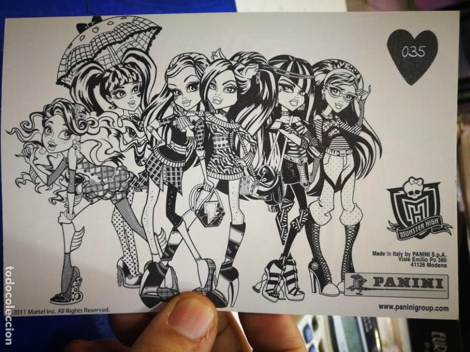 Coleccionismo cromos antiguos: MONSTER HIGH N 35 PANINI - Foto 2