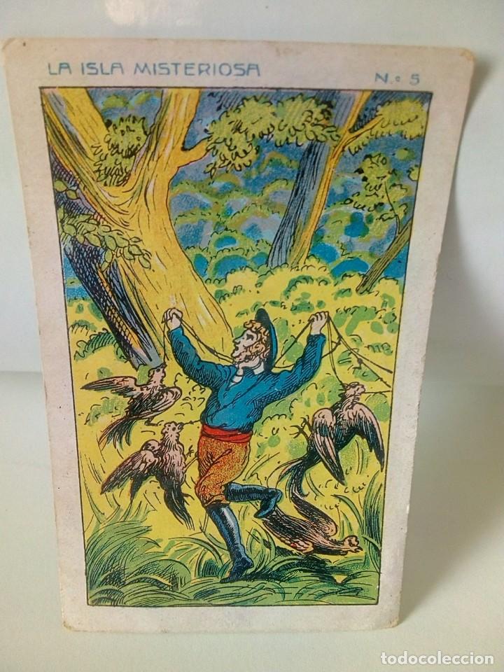 Coleccionismo cromos antiguos: CROMOS (5) - LA ISLA MISTERIOSA. - Foto 2