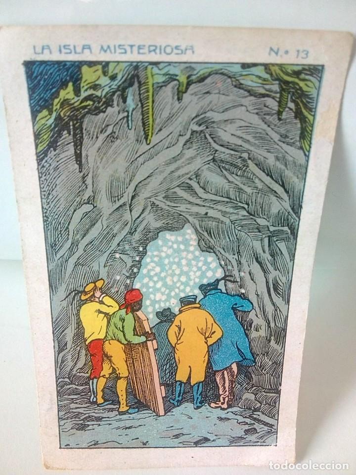 Coleccionismo cromos antiguos: CROMOS (5) - LA ISLA MISTERIOSA. - Foto 3