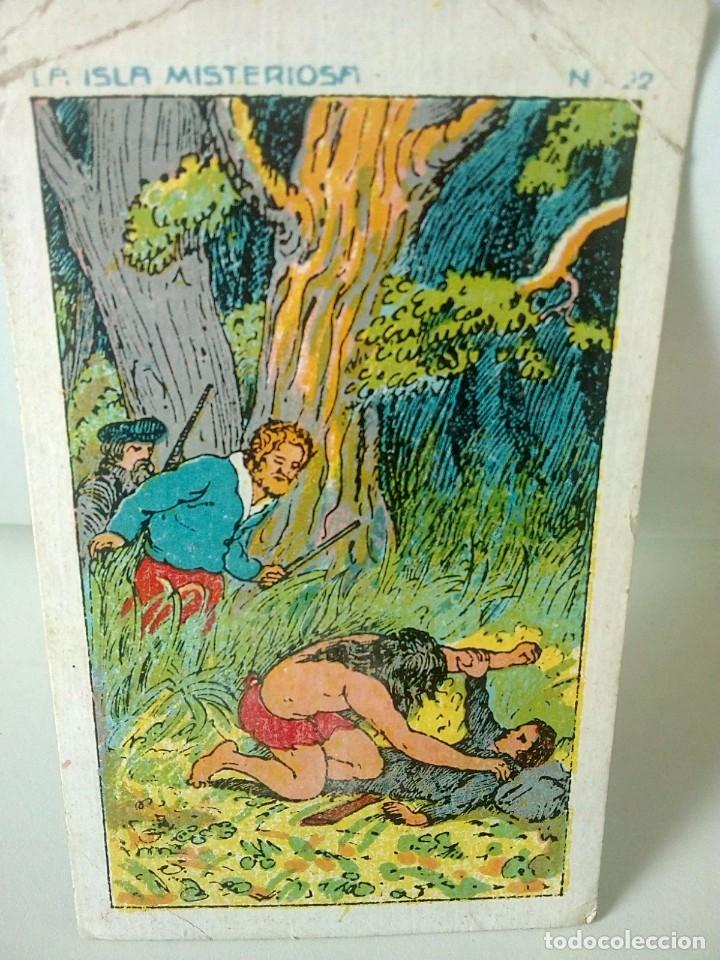 Coleccionismo cromos antiguos: CROMOS (5) - LA ISLA MISTERIOSA. - Foto 6