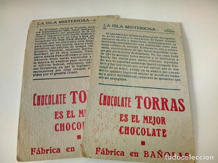 Coleccionismo cromos antiguos: CROMOS (5) - LA ISLA MISTERIOSA. - Foto 9