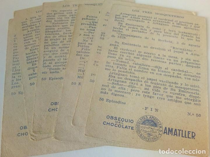 Coleccionismo cromos antiguos: CROMOS (7) - LOS TRES MOSQUETEROS. - Foto 8