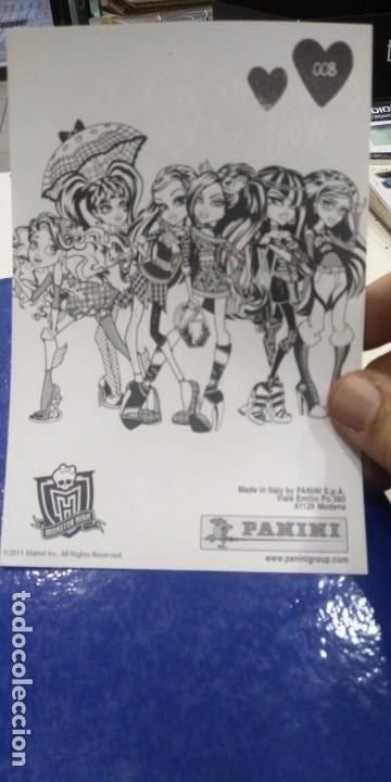 Coleccionismo cromos antiguos: Monster High N 8 Panini - Foto 2