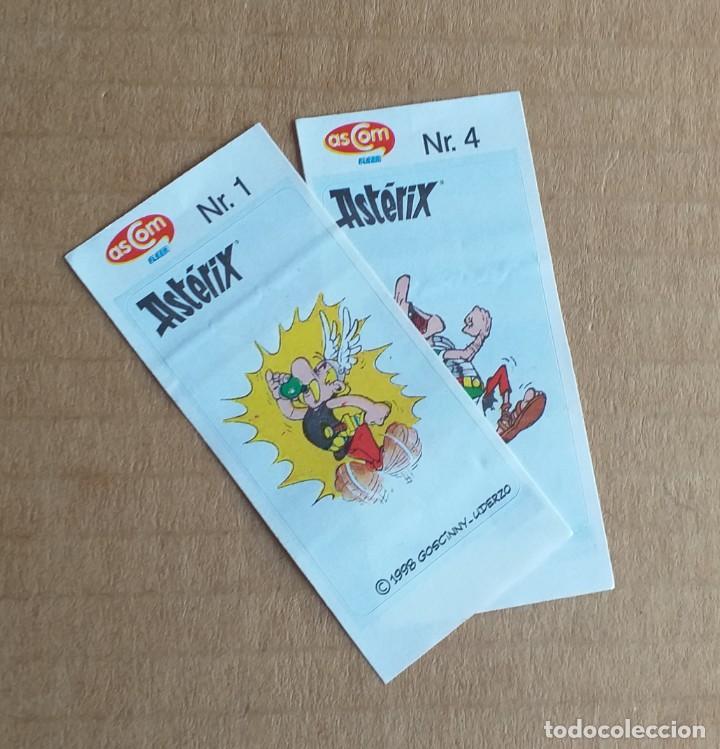 Coleccionismo cromos antiguos: Lote de 2 cromos ASTERIX Chicles ascom. Estado notable. - Foto 1