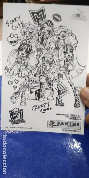 Coleccionismo cromos antiguos: Monster High N 79 Panini - Foto 2