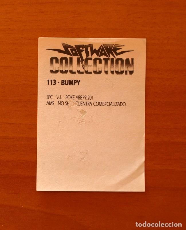 Coleccionismo cromos antiguos: Software Collection - N&ordm; 113, Bumpy - Cromo Adhesivo, nunca pegado - Foto 2