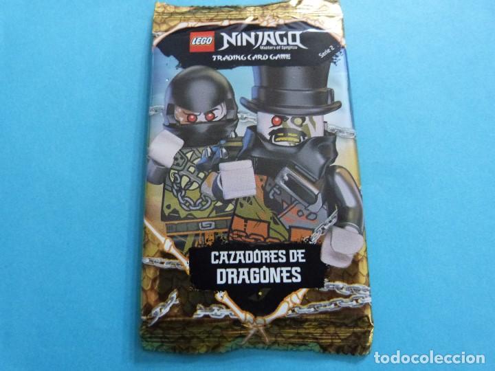 Colecionismo Cromos antigos: SOBRE DE LAMINCARDS SIN ABRIR DE NINJAGO LEGO DE TAILORMADE MEDIA