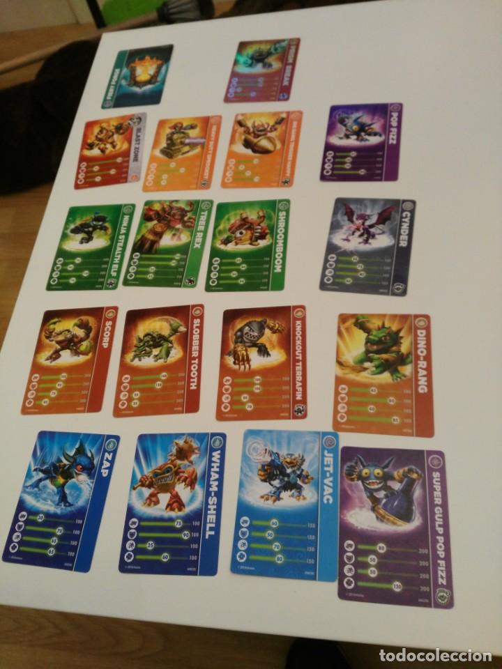 Sammeln alte Sammelbilder: LOTE 18 CROMOS ( cartas/cromos Skylanders y Skylanders Giants)