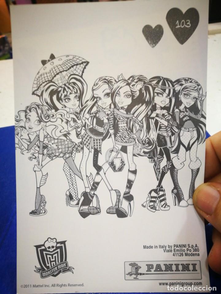 Coleccionismo cromos antiguos: Monster High N 103 PANINI - Foto 2