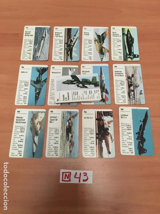Coleccionismo cromos antiguos: Lote de cartas de aviones - Foto 1