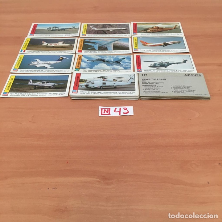 Coleccionismo cromos antiguos: Lote de cromos de aviones - Foto 2