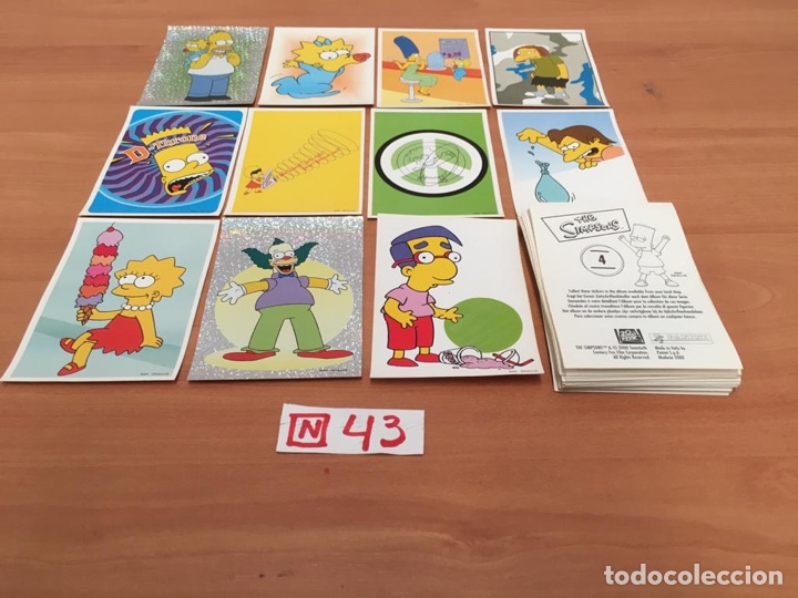 Coleccionismo cromos antiguos: Lote de cromos Simpson - Foto 2