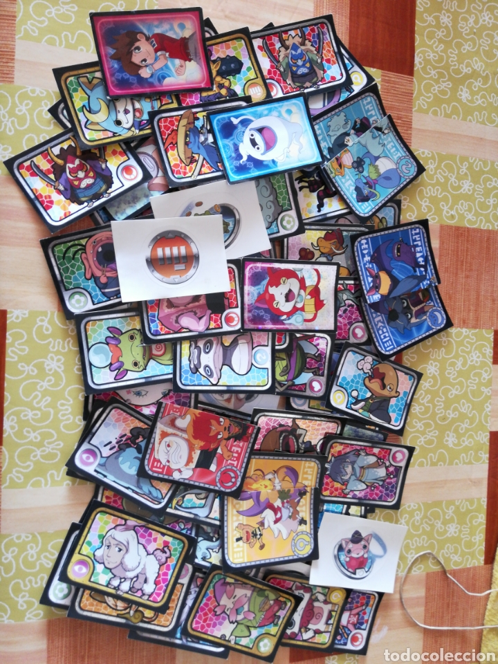 Coleccionismo cromos antiguos: Lote de 75 cromos yo-Kai watch - Foto 1