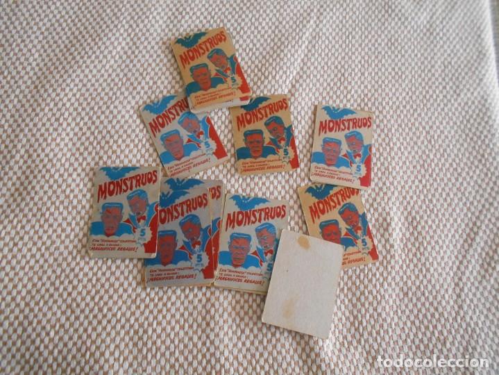 Coleccionismo cromos antiguos: cromos de monstruos - Foto 1
