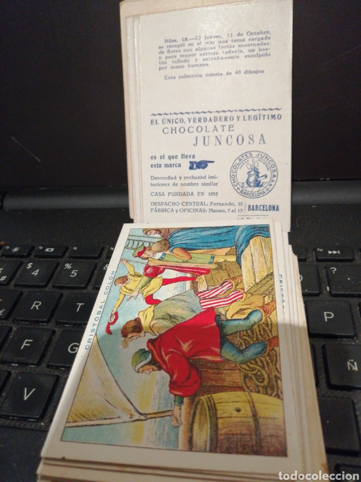 Coleccionismo cromos antiguos: Coleccion de cromos completa CRISTOBAL COLON - Foto 2