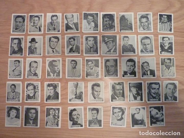 Coleccionismo cromos antiguos: 44 CROMOS ACTORES Y ACTRICES - Foto 1