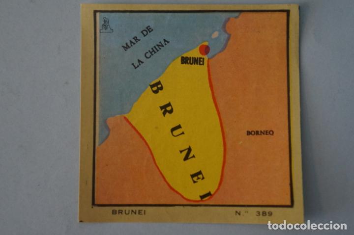 Collectionnisme Cartes &agrave; collectionner anciennes: CROMO DE BRUNEI DESPEGADO N&ordm; 389 A&Ntilde;O 1962 DEL ALBUM COLECCION UNIVERSAL DE ALES