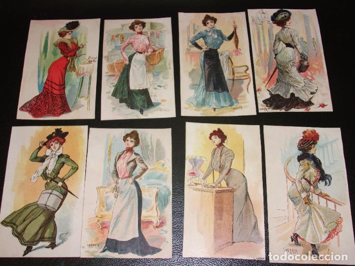 Coleccionismo Cromos antiguos: COLECCION ARTE Y OFICIOS 8 CROMOS POR LABARTA CHOCOLATE JAIME BOIX BARCELONA