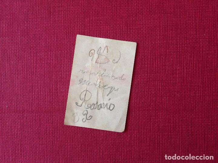 Coleccionismo cromos antiguos: Antiguo cromo religioso - Foto 2