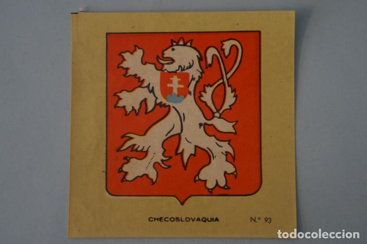Coleccionismo cromos antiguos: CROMO DE CHECOSLOVAQUIA DESPEGADO N&ordm; 93 A&Ntilde;O 1962 DEL ALBUM COLECCION UNIVERSAL DE ALES