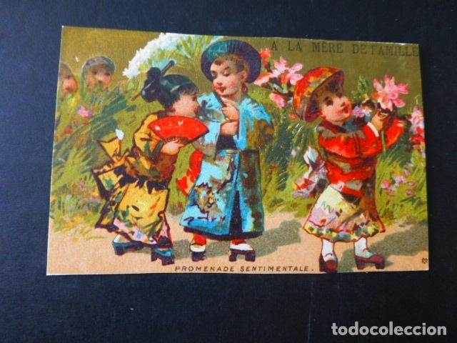 Sammeln alte Sammelbilder: PASEO SENTIMENTAL ANTIGUO CROMO SIGLO XIX
