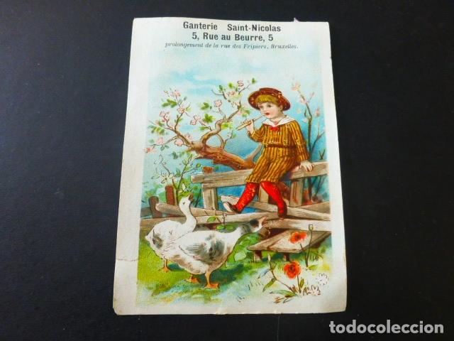 Colecionismo Cromos antigos: NI&Ntilde;O Y OCAS ANTIGUO CROMO SIGLO XIX