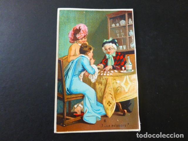 Colecionismo Cromos antigos: ADIVINADORA ANTIGUO CROMO SIGLO XIX