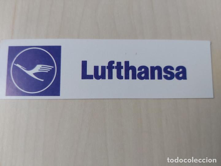 Collectionnisme Cartes &agrave; collectionner anciennes: CROMO ADHESIVO ALBUM 2 ADHESIVAS SPORT - LUFTHANSA