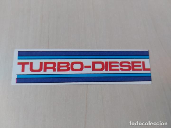 Coleccionismo cromos antiguos: CROMO ADHESIVO ALBUM 2 ADHESIVAS SPORT - TURBO DIESEL