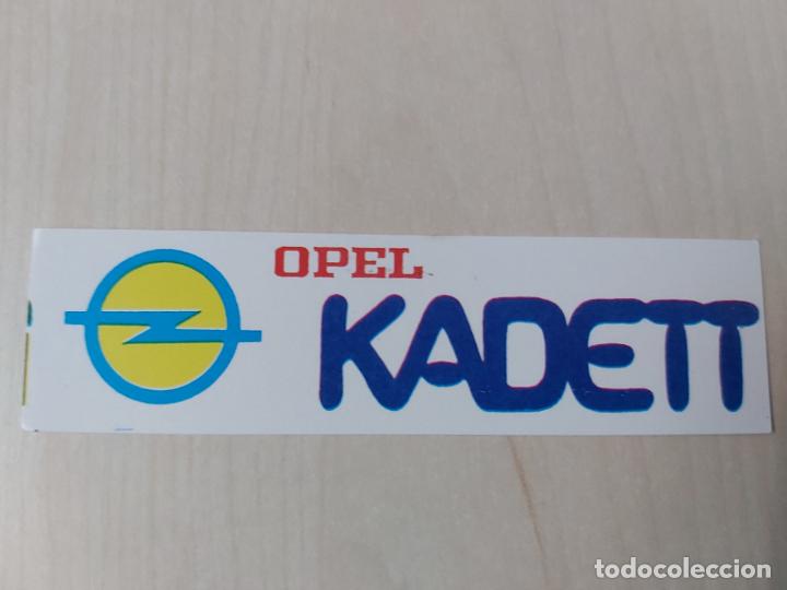 Coleccionismo cromos antiguos: CROMO ADHESIVO ALBUM 2 ADHESIVAS SPORT - OPEL KADETT