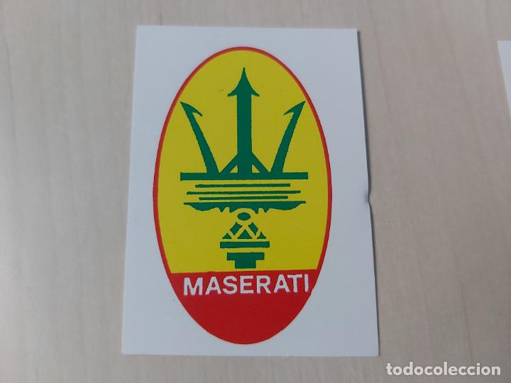 Coleccionismo cromos antiguos: CROMO ADHESIVO ALBUM 2 ADHESIVAS SPORT - MASERATI