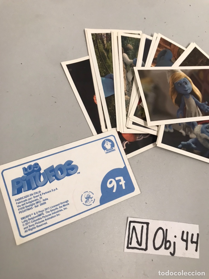 Coleccionismo cromos antiguos: Lote de cromos pitufos - Foto 2