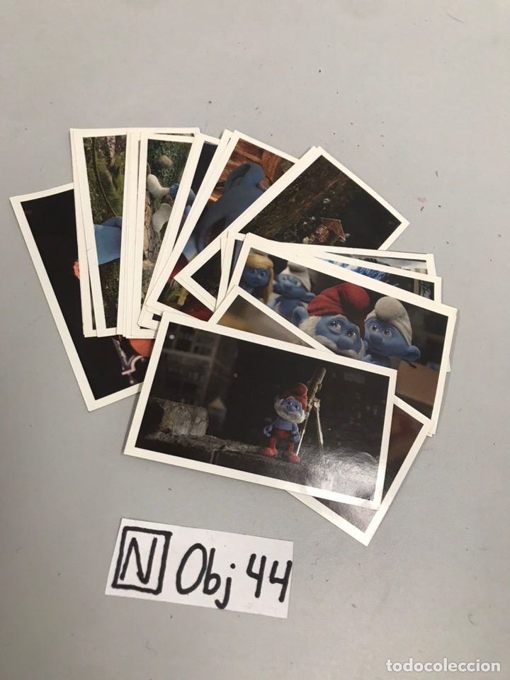 Coleccionismo cromos antiguos: Lote de cromos pitufos - Foto 1