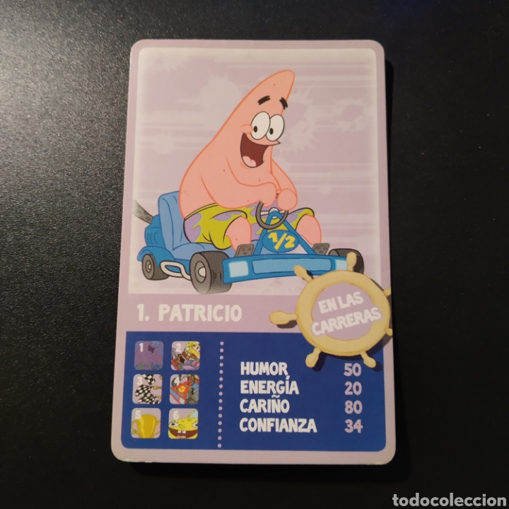 Coleccionismo Cromos antiguos: CROMO - N&ordm; 1 - EN LAS CARRERAS - BOB ESPONJA - EL CORTE INGLES - 2010 - ENVIO GRATIS A PARTIR DE 35&euro;