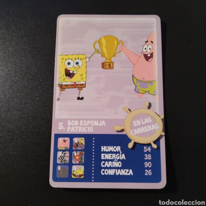 Coleccionismo Cromos antiguos: CROMO - N&ordm; 5 - EN LAS CARRERAS - BOB ESPONJA - EL CORTE INGLES - 2010 - ENVIO GRATIS A PARTIR DE 35&euro;