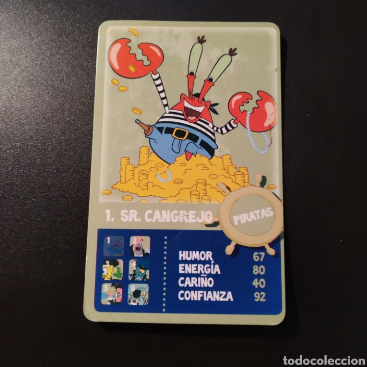 Coleccionismo Cromos antiguos: CROMO - N&ordm; 1 - PIRATAS - BOB ESPONJA - EL CORTE INGLES - 2010 - ENVIO GRATIS A PARTIR DE 35&euro;