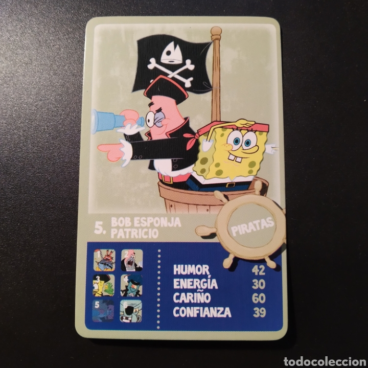Coleccionismo Cromos antiguos: CROMO - N&ordm; 5 - PIRATAS - BOB ESPONJA - EL CORTE INGLES - 2010 - ENVIO GRATIS A PARTIR DE 35&euro;
