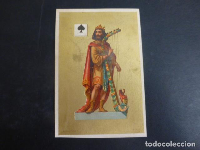 Coleccionismo cromos antiguos: REY DAVID CROMO SIGLO XIX - Foto 1
