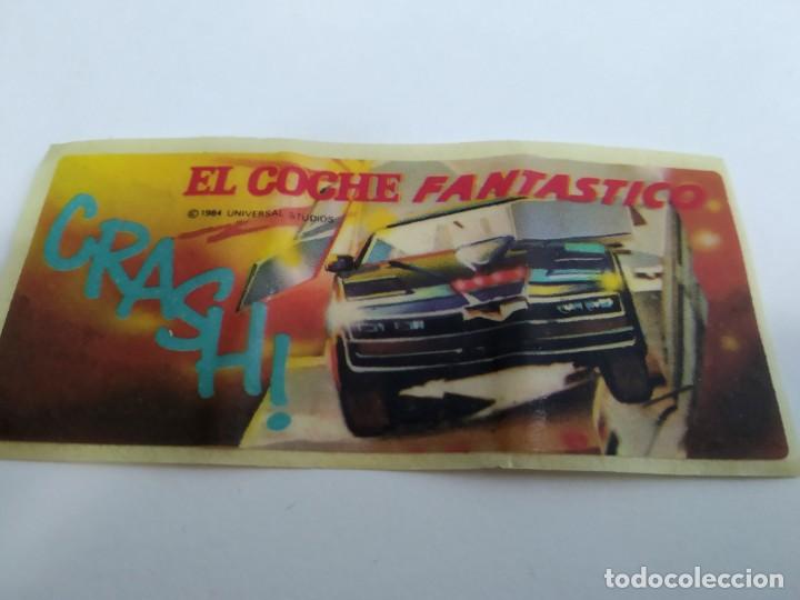 Coleccionismo Cromos antiguos: ANTIGUO CROMO DE CHICLE EL COCHE FANTASTICO