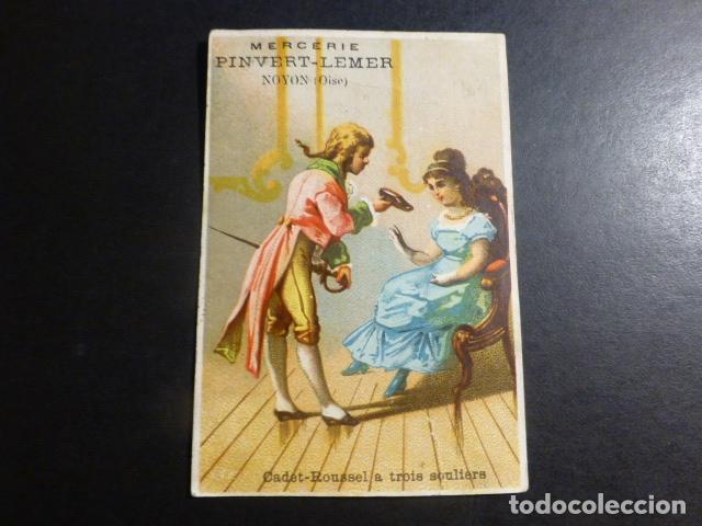 Sammeln alte Sammelbilder: ESCENA GALANTE CROMO SIGLO XIX