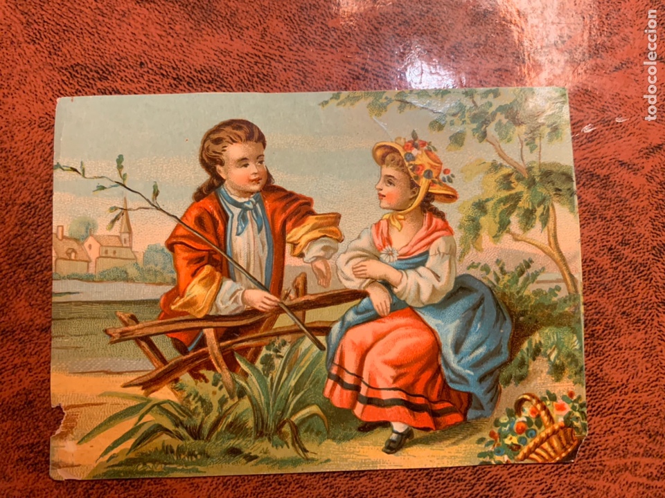 Coleccionismo cromos antiguos: Antiguo cromo de chocolate - Foto 1
