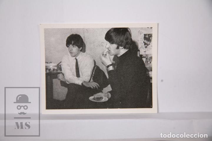 Coleccionismo cromos antiguos: Cromo The Beatles en fotos - N&uacute;mero 60 - Bruguera, 1966 - Fotocromo