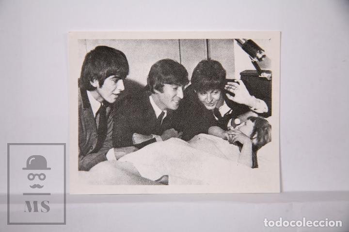 Coleccionismo cromos antiguos: Cromo The Beatles en fotos - N&uacute;mero 93 - Bruguera, 1966 - Fotocromo
